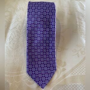 Eton Purple Geometric Men's Tie